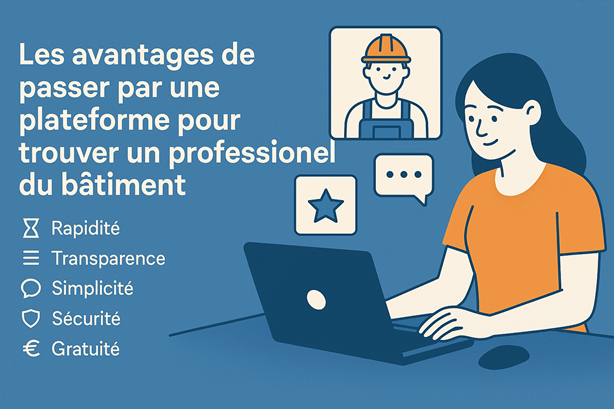 Les avantages de passer par une plateforme comme TravauxChezMoi
